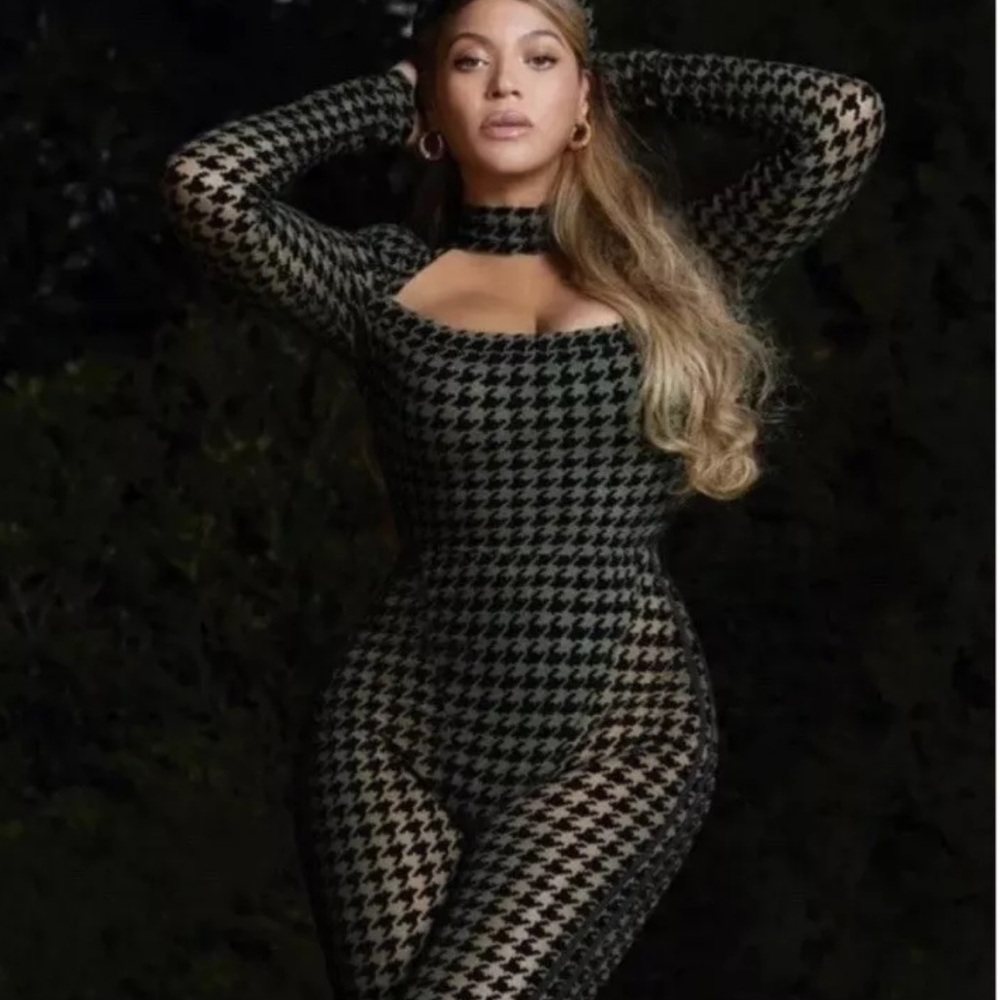 Ivy Park x Adidas Houndstooth Catsuit